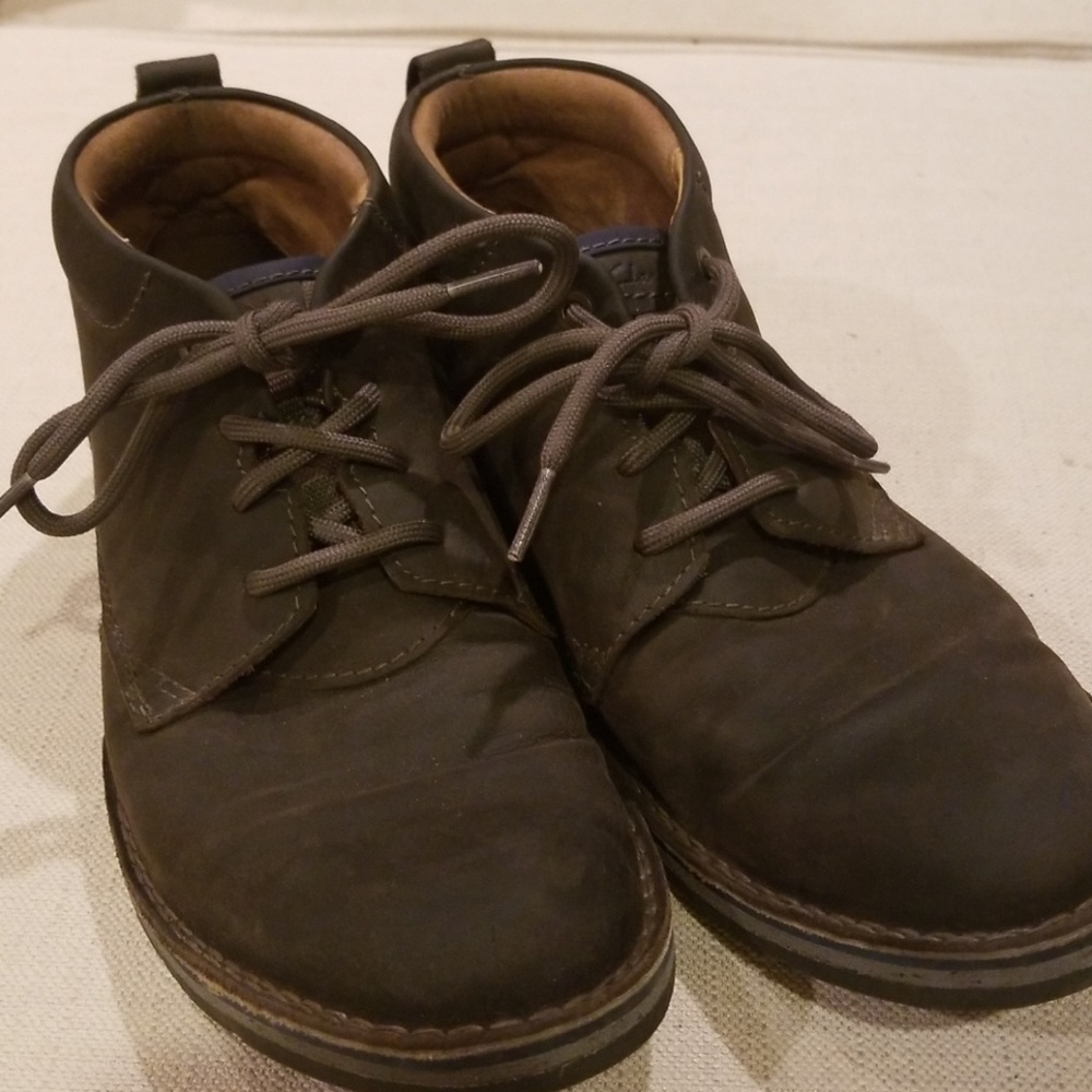 Clark's Gray Chukka style shoe